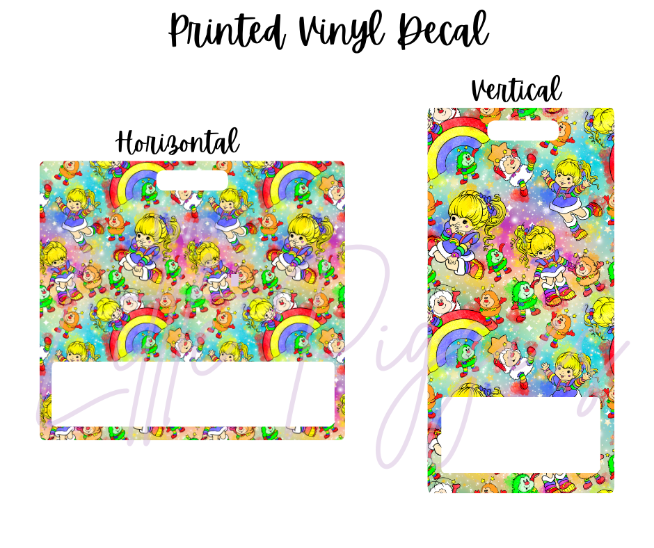 Printed Vinyl - 90's - Rainbow Brite