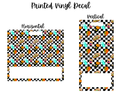 Printed Vinyl - Taco Bell Checkered