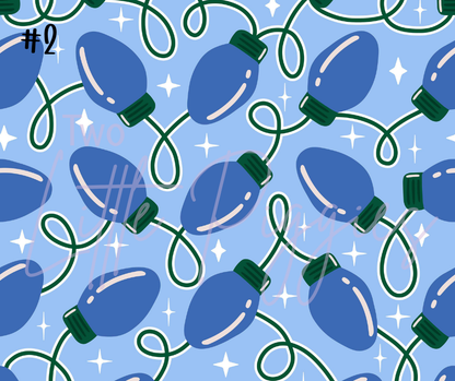 Printed Vinyl - Christmas Lights