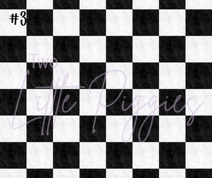 Printed Vinyl - Checkered Punk