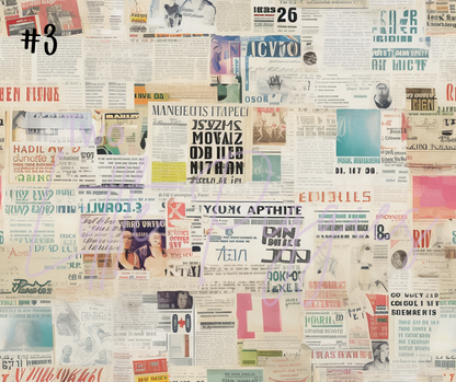 Printed Vinyl - Newspaper