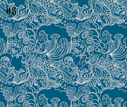 Printed Vinyl - Japanese Patterns