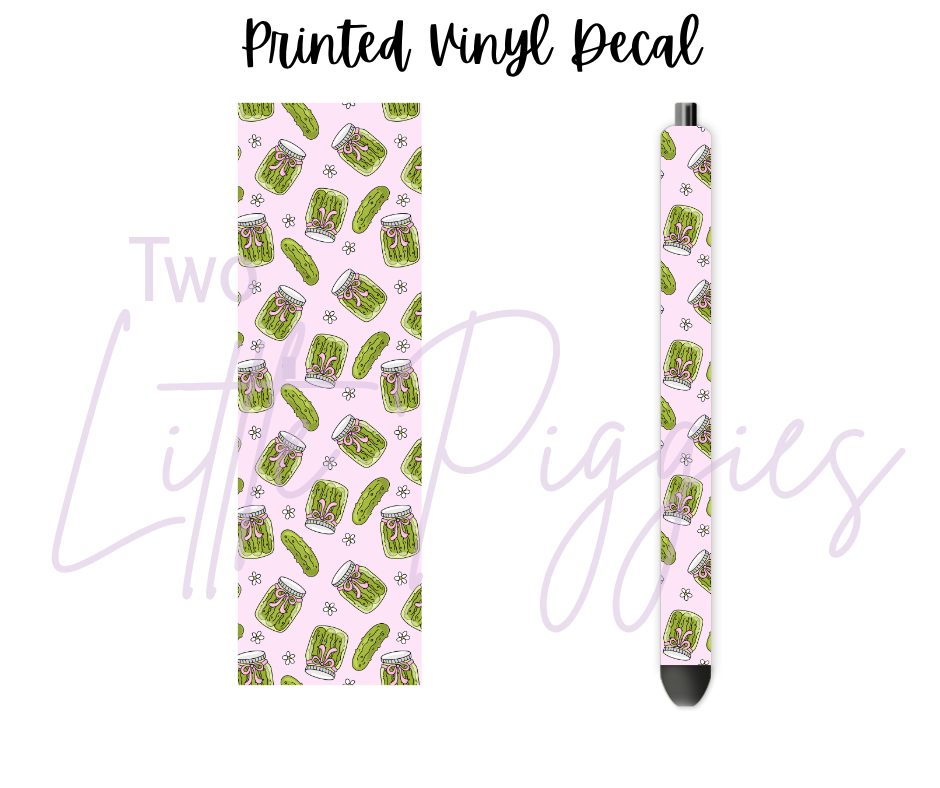 Printed Vinyl - Pickle Jars