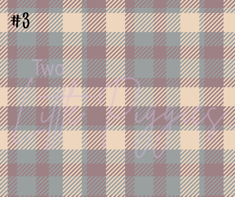 Printed Vinyl - September Plaid