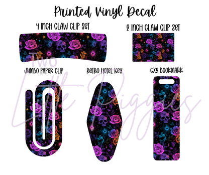 Printed Vinyl - Skelli Roses