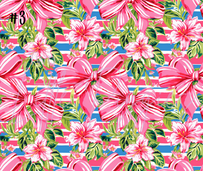 Printed Vinyl - Preppy Bows