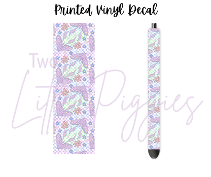 Printed Vinyl -  Pastel Lunar Moth