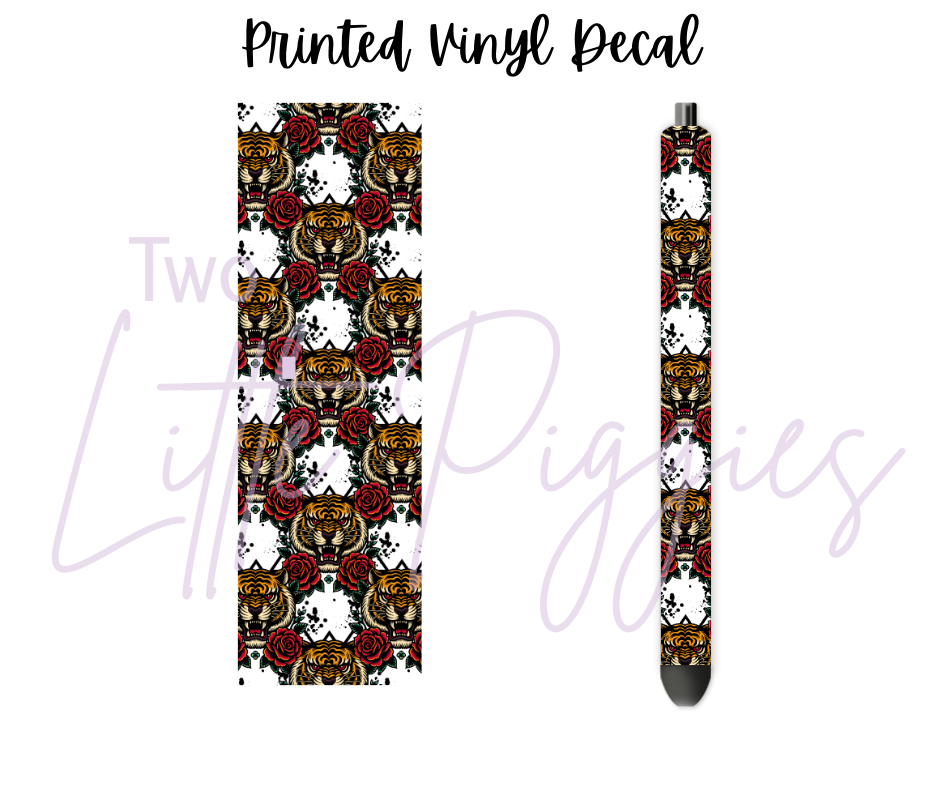 Printed Vinyl - Tiger Bloom