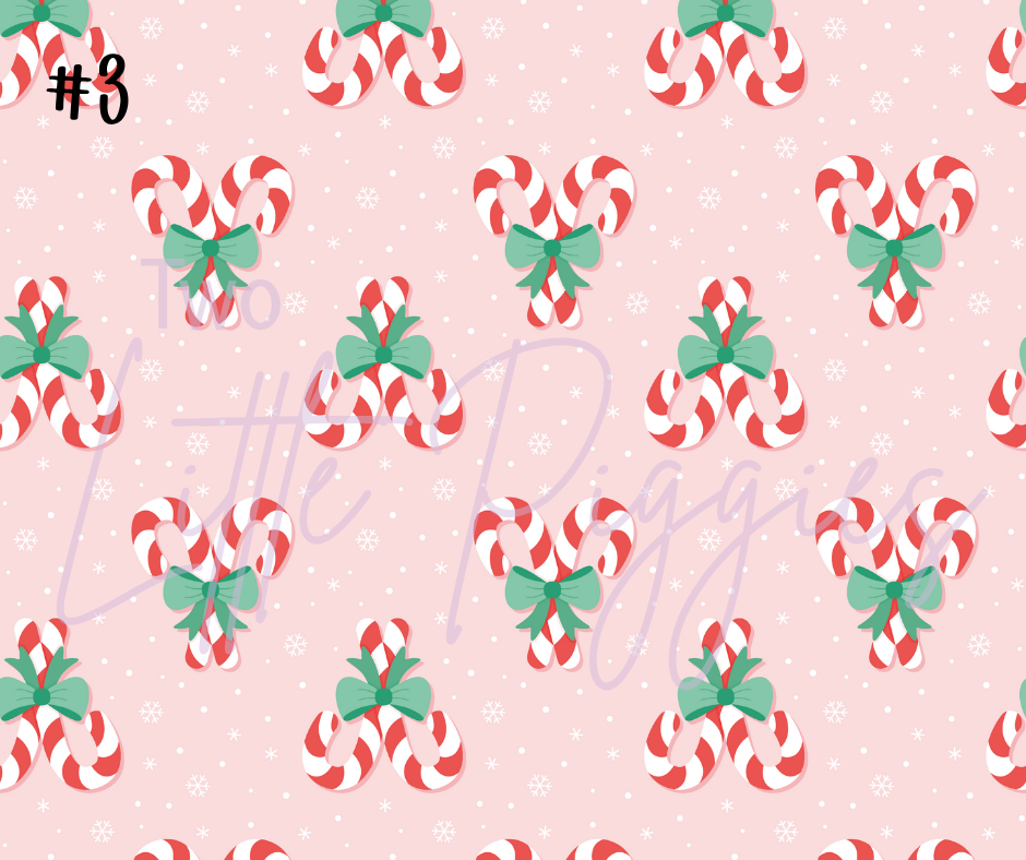 Printed Vinyl - Gingerbread Christmas