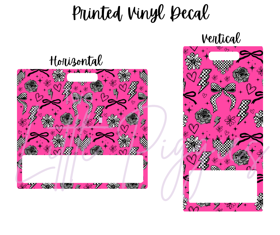 Printed Vinyl -  Trendy Checkered