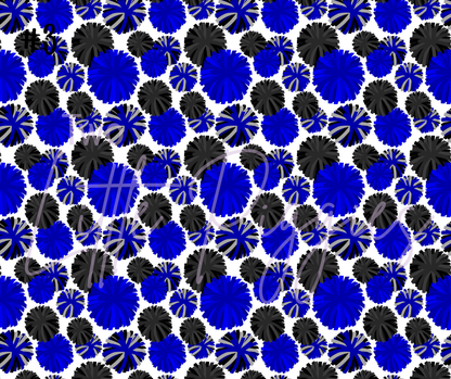 Printed Vinyl - Cheer - Royal Blue