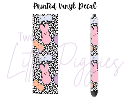 Printed Vinyl - Leopard Bunny Candy