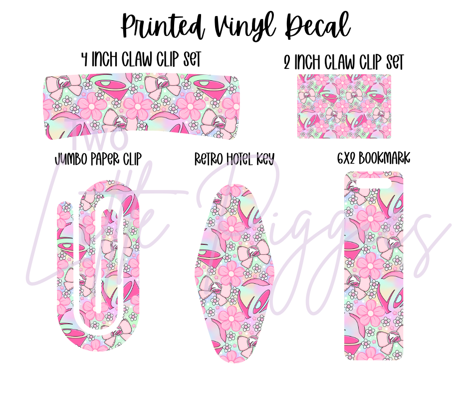Printed Vinyl - Taco Bell Floral