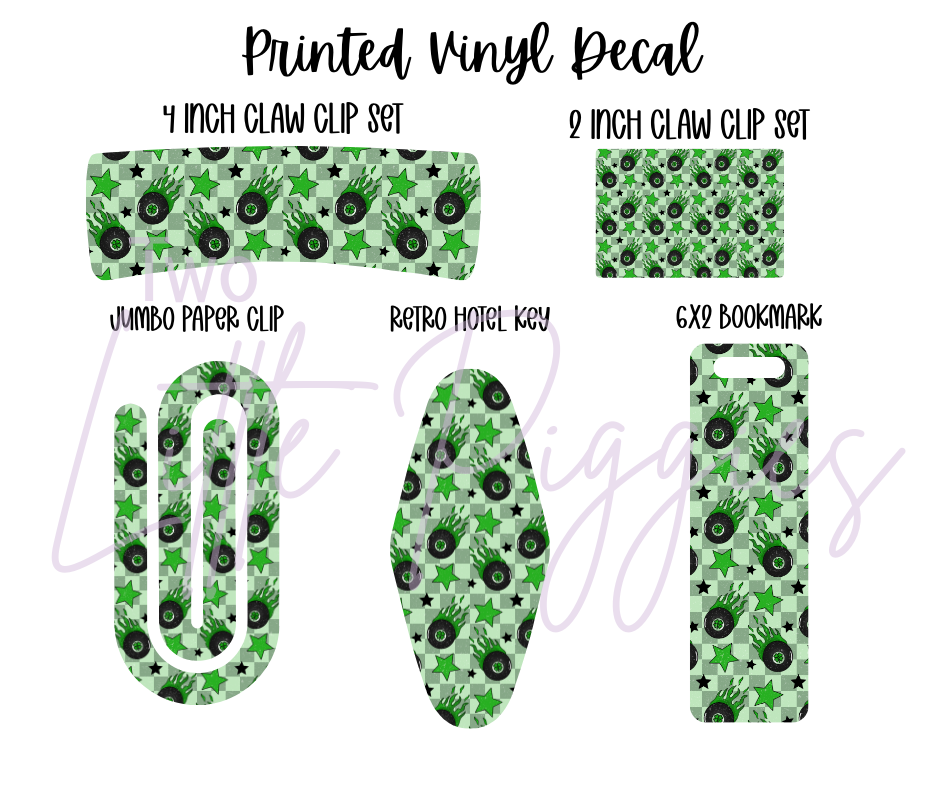 Printed Vinyl - Lucky 8