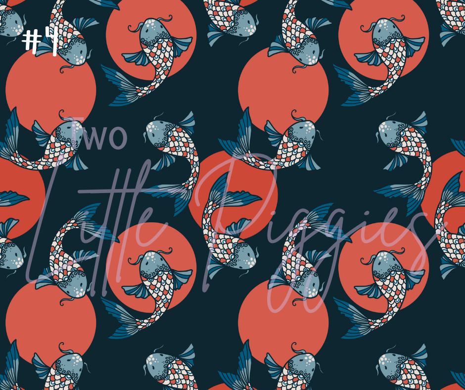 Printed Vinyl - Japanese Patterns