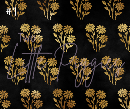 Printed Vinyl - Virgo - Black and Gold