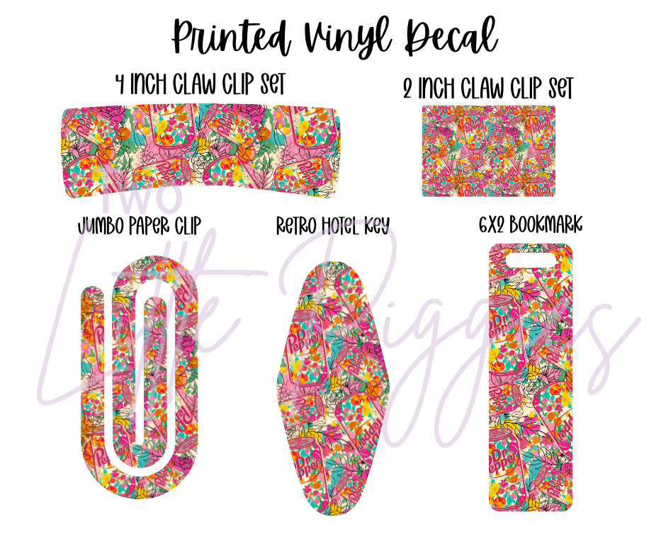 Printed Vinyl - DP Floral