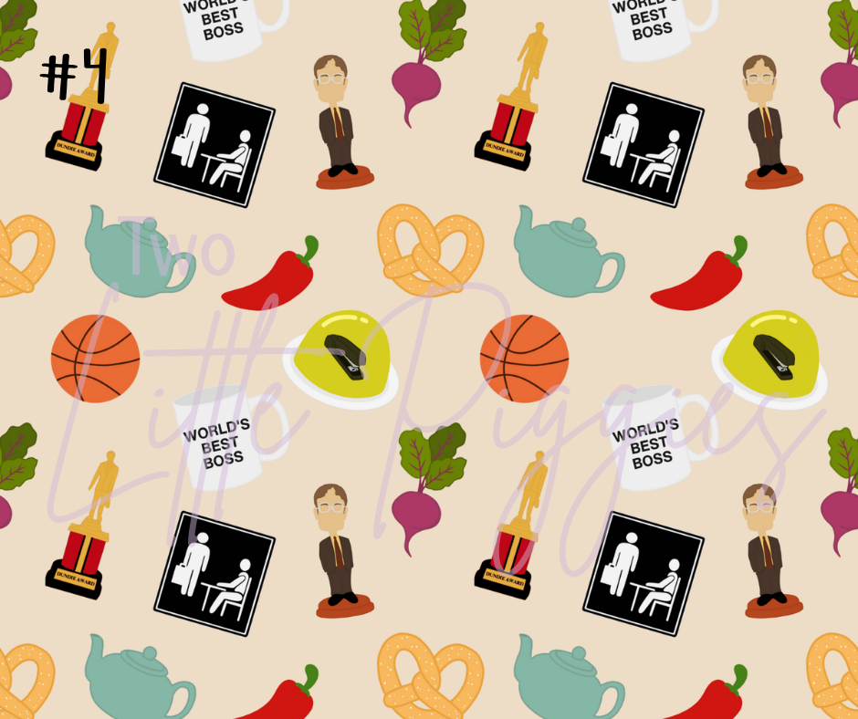 Printed Vinyl - Characters - The Office