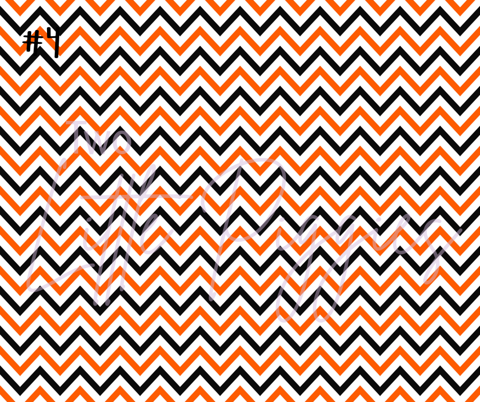 Printed Vinyl - Cheer - Orange and Black