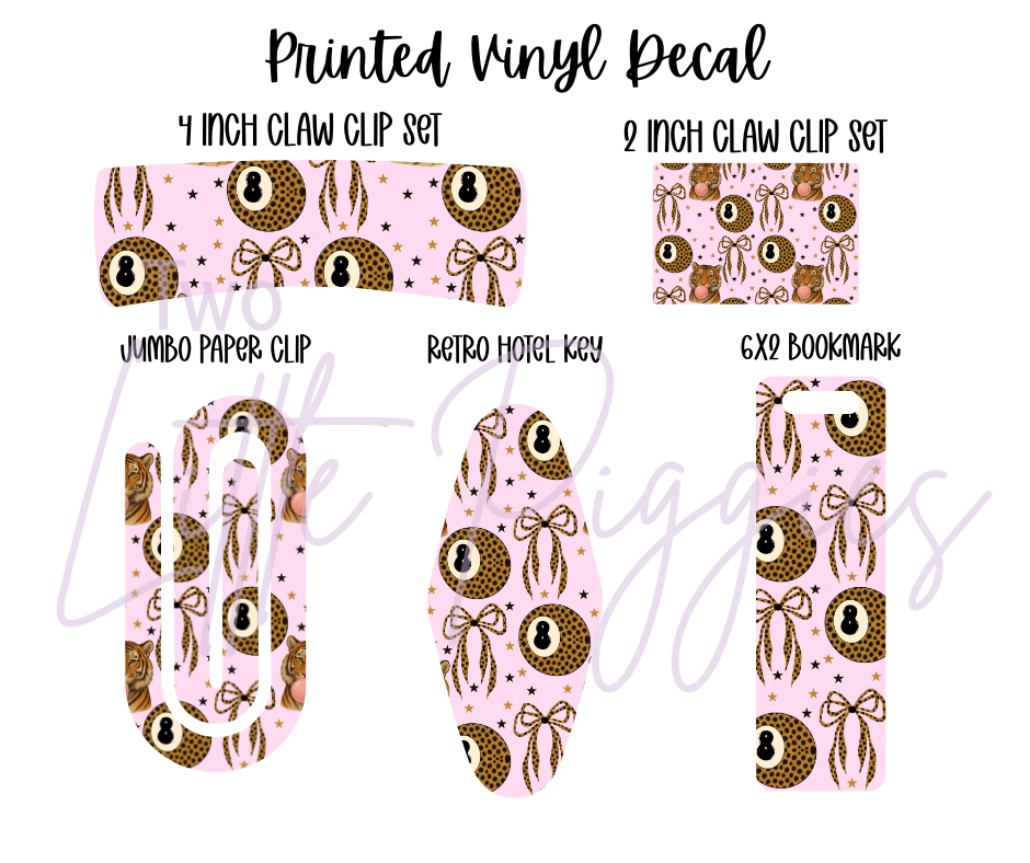 Printed Vinyl - Bubblegum Tiger