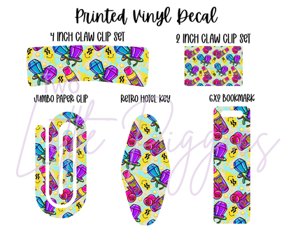 Printed Vinyl - 90's - Push Pops and Ring Pops