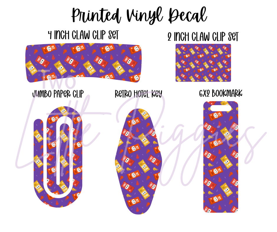 Printed Vinyl - Taco Bell Silly Sauce