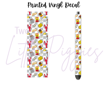 Printed Vinyl - Crawfish Boil