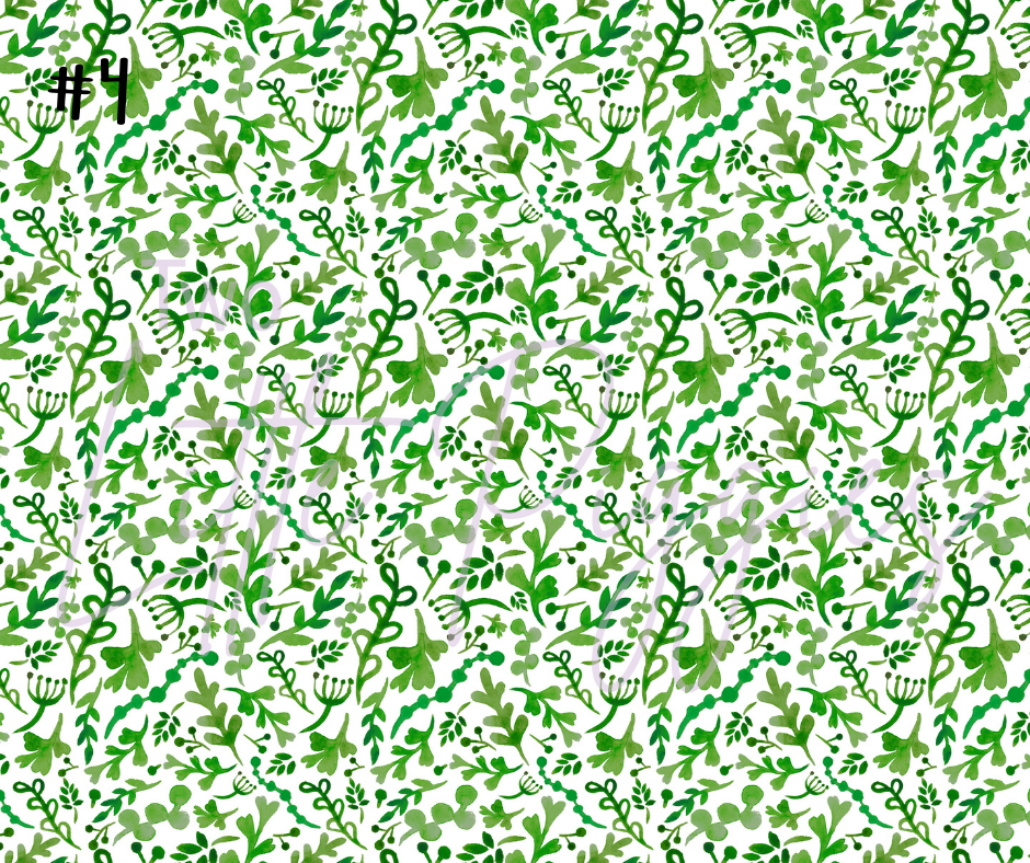 Printed Vinyl - St. Patrick's - Pink and Green
