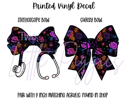 Printed Vinyl - Skelli Roses