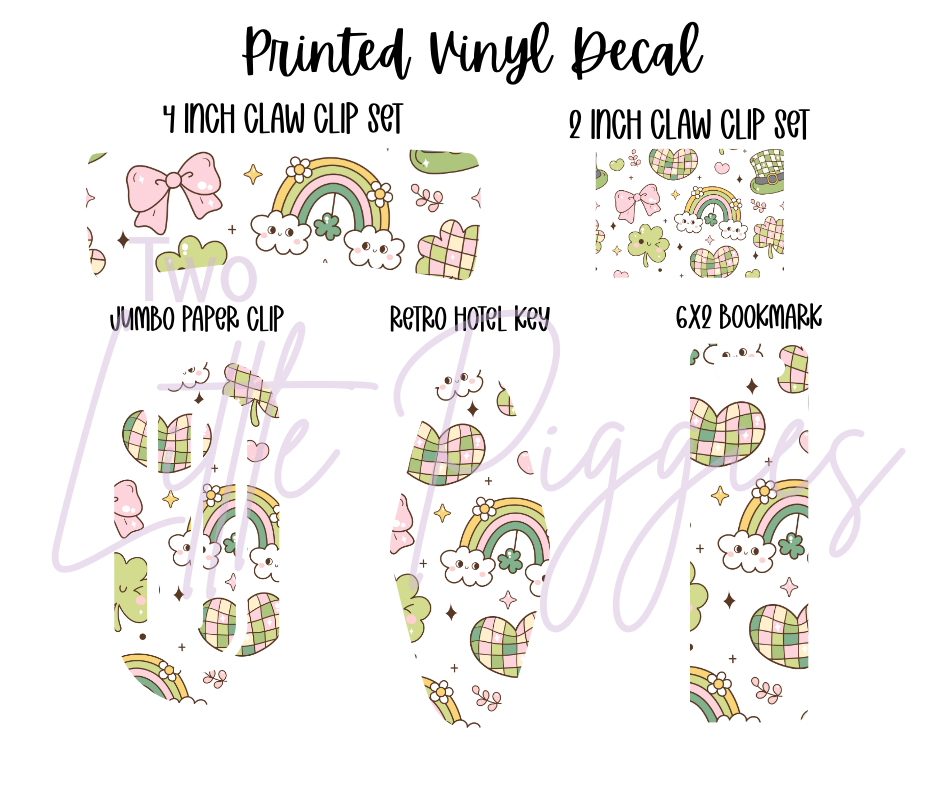 Printed Vinyl - St. Patrick's - Cutesy