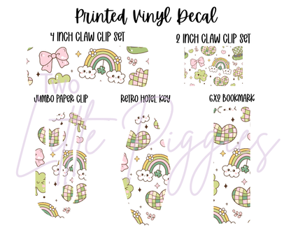 Printed Vinyl - St. Patrick's - Cutesy