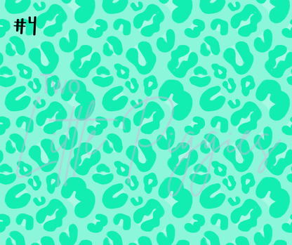 Printed Vinyl - Neon Leopard