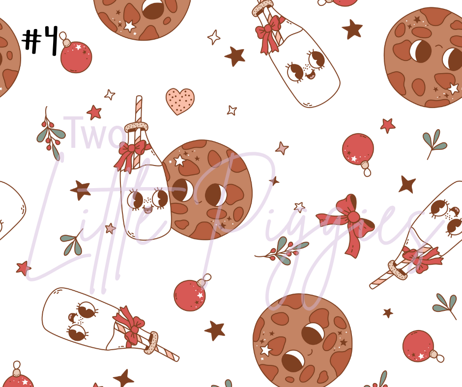 Printed Vinyl - Groovy Retro Christmas