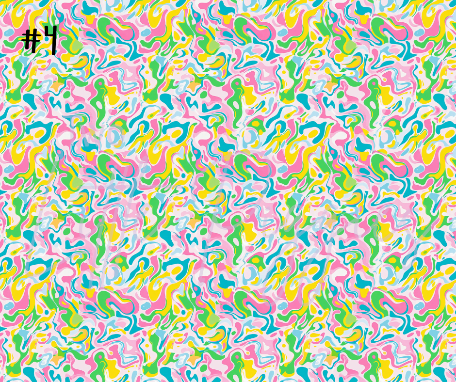 Printed Vinyl - Candy Camo