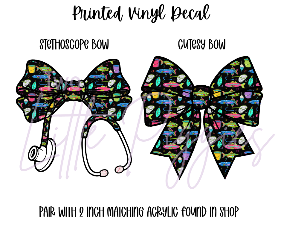 Printed Vinyl - Colorful Fish