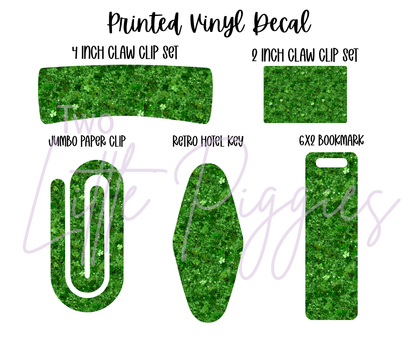 Printed Vinyl - St. Patrick's - Confetti