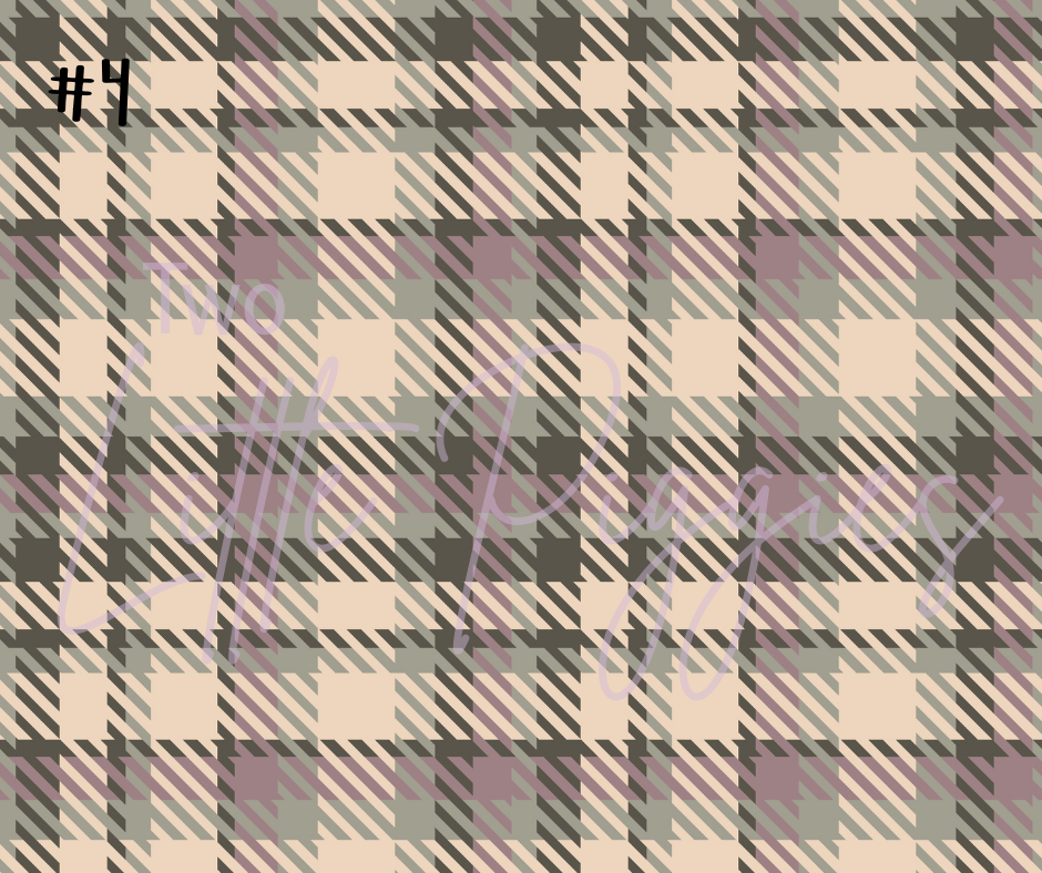 Printed Vinyl - September Plaid