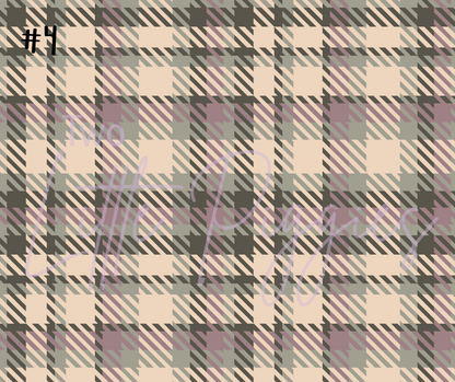 Printed Vinyl - September Plaid