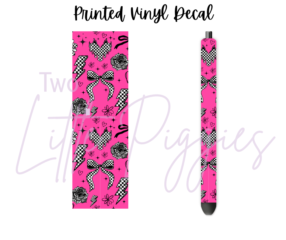 Printed Vinyl -  Trendy Checkered
