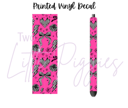 Printed Vinyl -  Trendy Checkered