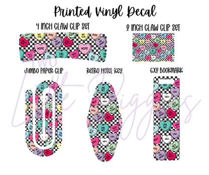 Printed Vinyl - No Thank You Valentine
