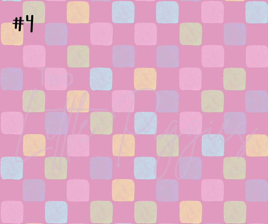 Printed Vinyl - Danish Pastels