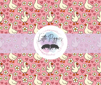 Printed Vinyl - Valentine Silly Goose
