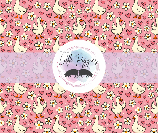Printed Vinyl - Valentine Silly Goose