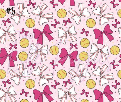 Printed Vinyl - Coquette Softball