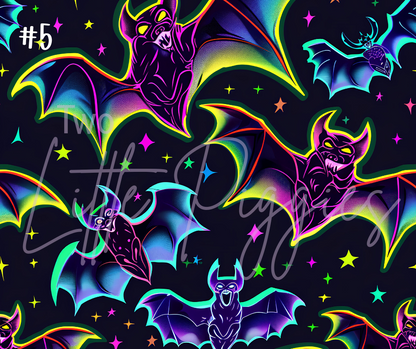 Printed Vinyl - Halloween Neon Collection
