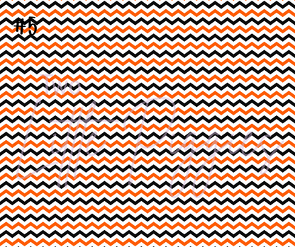 Printed Vinyl - Cheer - Orange and Black