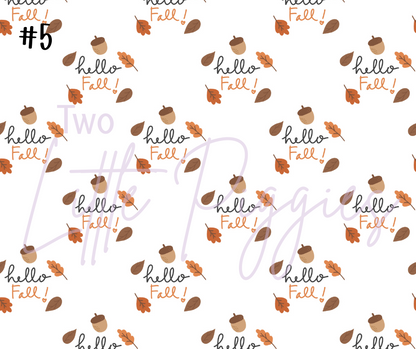 Printed Vinyl - Autumn Days