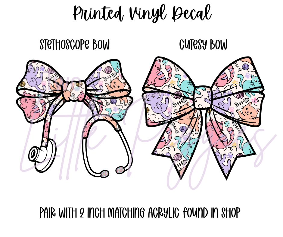 Printed Vinyl - Playful Kitty