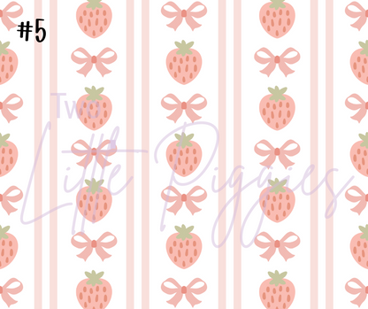 Printed Vinyl - Whimsy Strawberry Collection